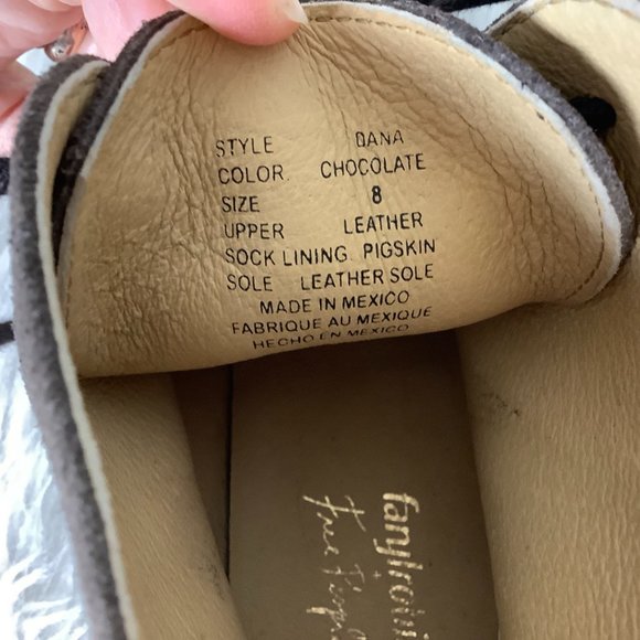 Free People X Faryl Robin Brown Suede Moc Toe Lace Up Dana Boots 8 - Picture 7 of 8